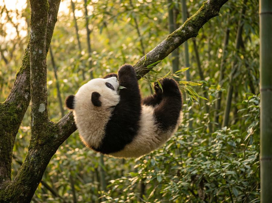 黑丝动物测评视频 大熊猫行为测评视频教程